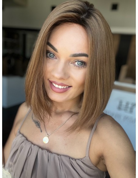 AGA  30-35 CM-PERUKA WŁOSÓW NATURALNYCH  "S"