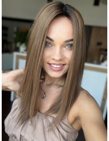 "COCO-40-45 cm" TOPPER Z WŁOSÓW NATURALNYCH