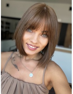 ANIKA MS  Z GRZYWKĄ 30 CM"S"-PERUKA Z WŁOSÓW NATURALNYCH