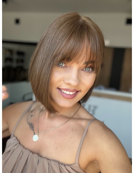 ANIKA MS  Z GRZYWKĄ 30 CM"S"-PERUKA Z WŁOSÓW NATURALNYCH