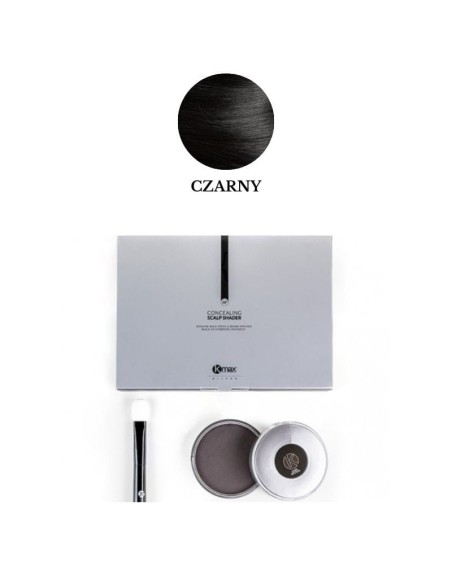 Kmax Topical Shader -Puder maskujący łysinę-czarny