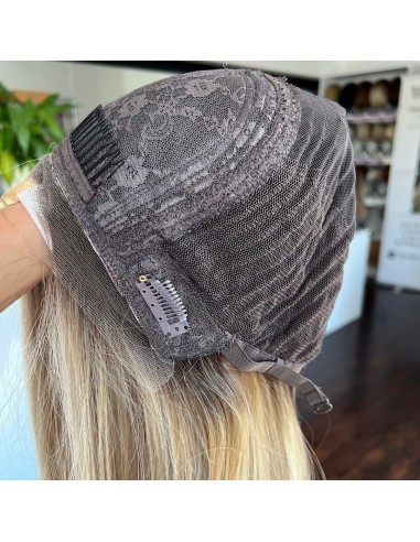 MILENA 40CM "M" DŁUGA PERUKA Z WŁOSÓW NATURALNYCH  PREMIUM  -MIKROSKÓRA