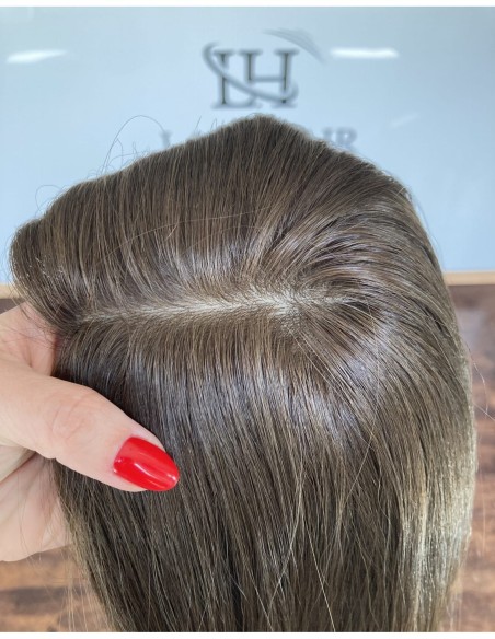 "MIRA 45 cm" TOPPER Z WŁOSÓW NATURALNYCH