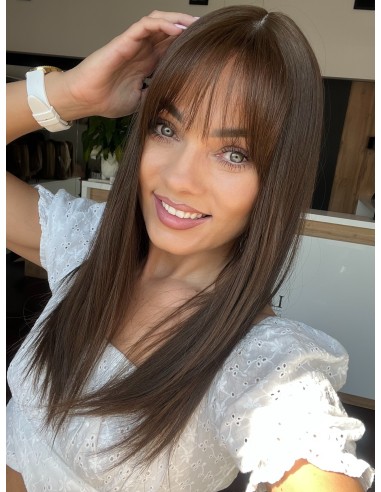 "MIRA 45 cm" TOPPER Z WŁOSÓW NATURALNYCH