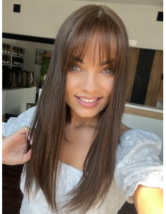 "MIRA 45 cm" TOPPER Z WŁOSÓW NATURALNYCH