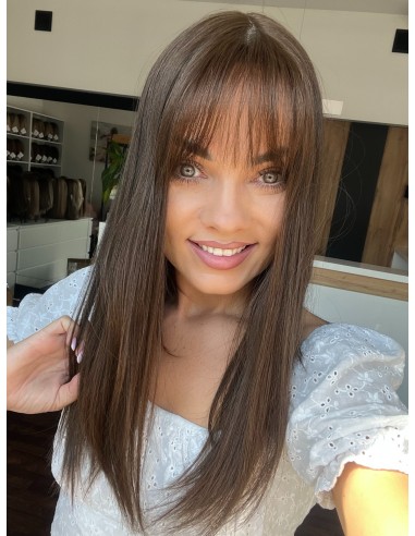 "MIRA 45 cm" TOPPER Z WŁOSÓW NATURALNYCH