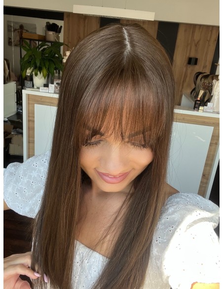 "MIRA 45 cm" TOPPER Z WŁOSÓW NATURALNYCH