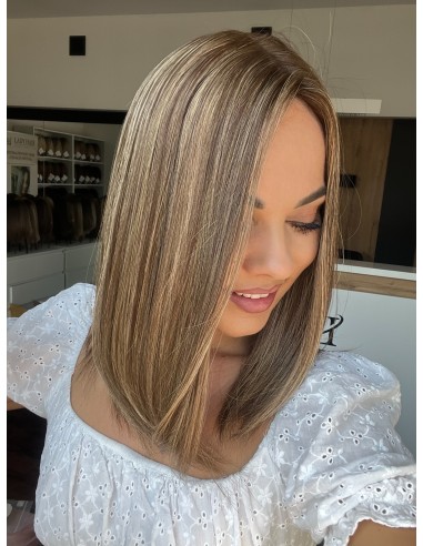 "LOLA  40"-TOPPER Z WŁOSÓW NATURALNYCH