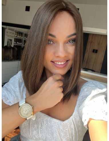 "MIRA 35 cm" TOPPER Z WŁOSÓW NATURALNYCH