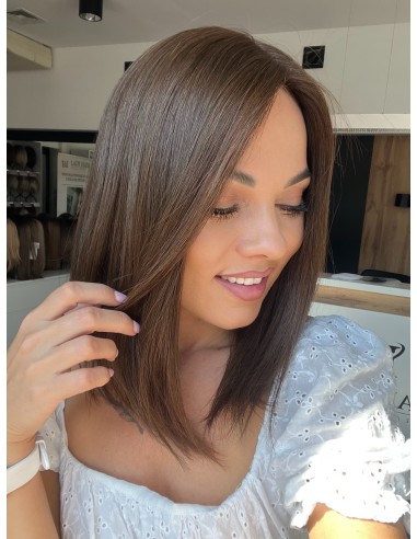 "MIRA 35 cm" TOPPER Z WŁOSÓW NATURALNYCH