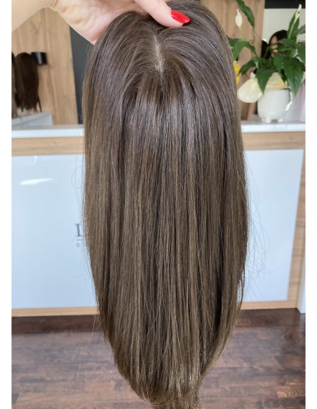 MIRA 40-45 cm" TOPPER Z WŁOSÓW NATURALNYCH