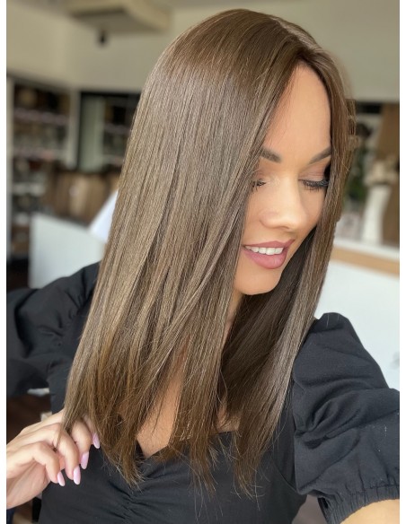 MIRA 40-45 cm" TOPPER Z WŁOSÓW NATURALNYCH