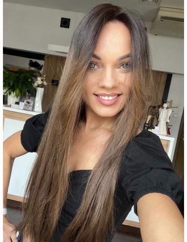"TERESA 65 CM" DŁUGI TOPPER Z WŁOSÓW NATURALNYCH