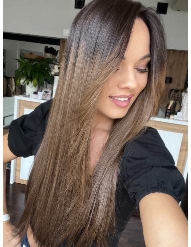 "TERESA 65 CM" DŁUGI TOPPER Z WŁOSÓW NATURALNYCH