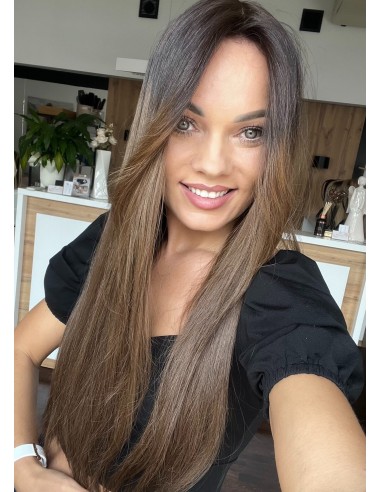 "TERESA 65 CM" DŁUGI TOPPER Z WŁOSÓW NATURALNYCH