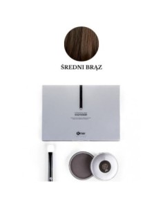 Kmax Topical Shader -Puder maskujący łysinę-średni brąz