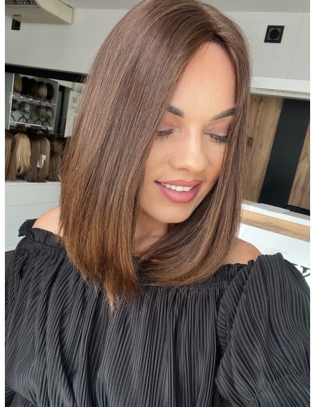 "ALICE 35 CM" TOPPER Z WŁOSÓW NATURALNYCH  SŁOWIAŃSKICH