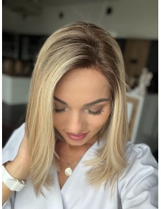 MILENA 35  LACE FRONT PERUKA Z WŁOSÓW NATURALNYCH  PREMIUM   "S" 2