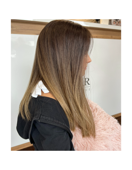 Peruka dziecięca z włosów naturalnych – ombre, lace front