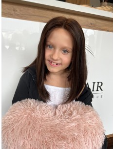 Róża 35 cm – peruka dziecięca XXS z włosów naturalnych 2