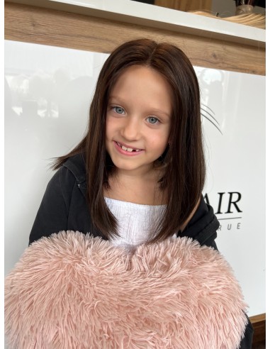 Róża 35 cm – peruka dziecięca XXS z włosów naturalnych