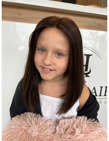 Róża 35 cm – peruka dziecięca XXS z włosów naturalnych