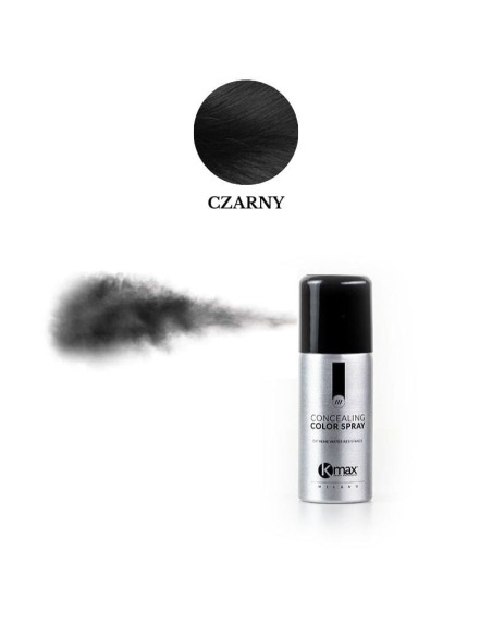 Kmax Spray Maskujący Przerzedzenia Włosów 100ml-czarny