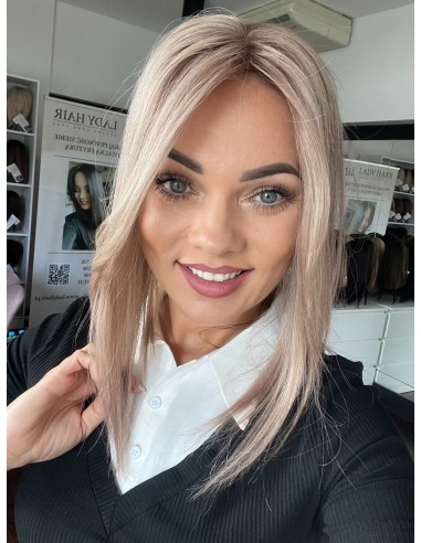 Lili Rose 40cm silk top-topper z włosów naturalnych