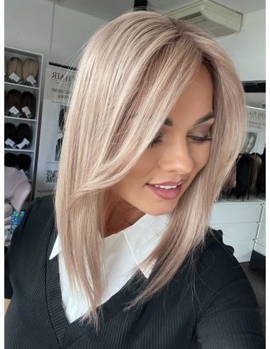 Lili Rose 40cm silk top-topper z włosów naturalnych