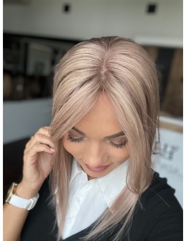 Lili Rose 40cm silk top-topper z włosów naturalnych