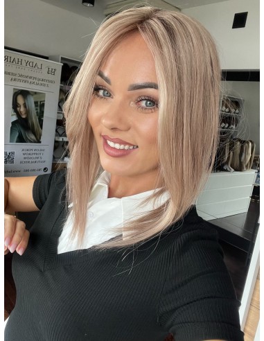 Lili Rose 40cm silk top-topper z włosów naturalnych