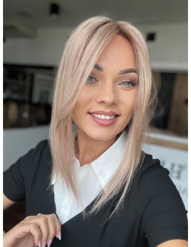 Lili Rose 40cm silk top-topper z włosów naturalnych