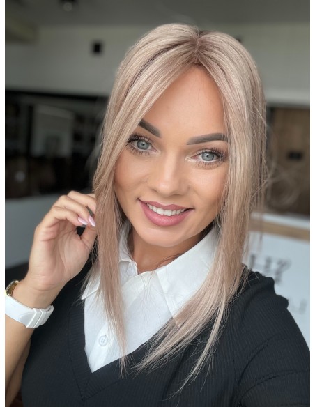 Lili Rose 40cm silk top-topper z włosów naturalnych