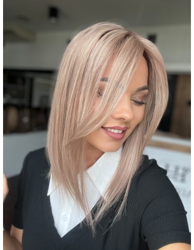 Lili Rose 40cm silk top-topper z włosów naturalnych