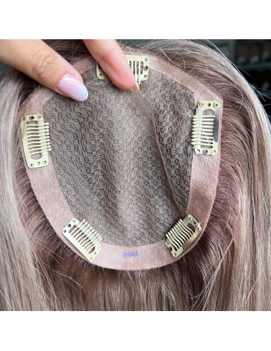 Lili Rose 40cm silk top-topper z włosów naturalnych