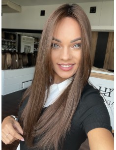 ANIKA ll 50-55 CM TOPPER Z WŁOSÓW NATURALNYCH