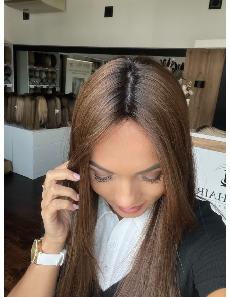 ANIKA ll 50-55 CM TOPPER Z WŁOSÓW NATURALNYCH