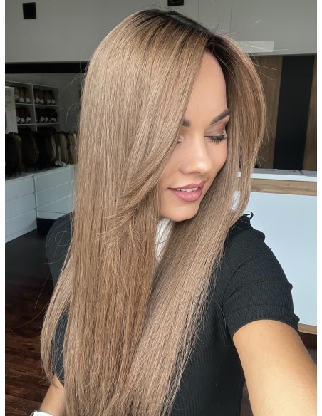 "JULIA 55- 60 CM" DŁUGI  TOPPER Z WŁOSÓW NATURALNYCH