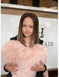 Pola 30 cm – peruka dziecięca XXS z włosów naturalnych