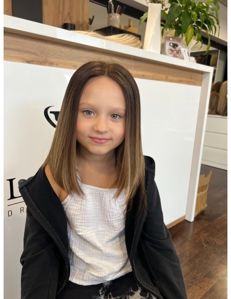 Pola 30 cm – peruka dziecięca XXS z włosów naturalnych