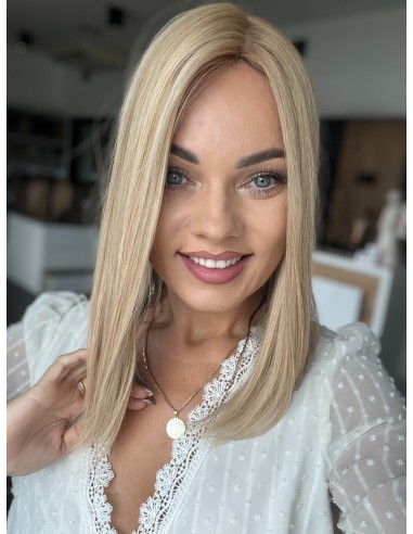 "WILMA 35"TOPPER Z WŁOSÓW NATURALNYCH