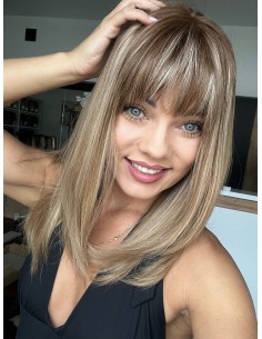 MEGAN R8 Z GRZYWKĄ 40-45 PERUKA Z WŁOSÓW NATURALNYCH 2