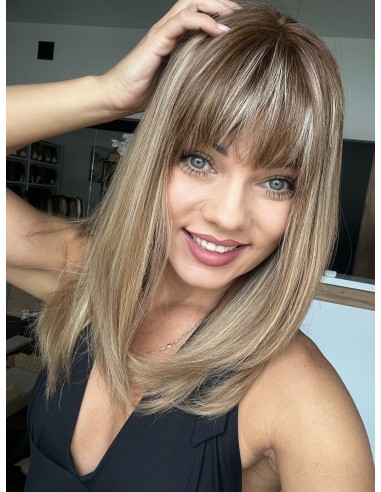 MEGAN R8 Z GRZYWKĄ 40-45 PERUKA Z WŁOSÓW NATURALNYCH