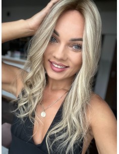 Natalia 04 45 cm z grzywką Hollywood -Mono topper z włosów naturalnych 2