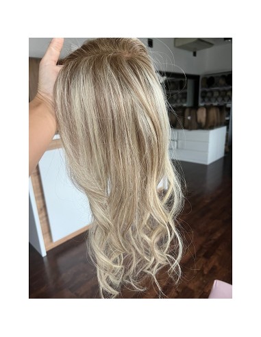 Natalia 04 45 cm z grzywką Hollywood -Mono topper z włosów naturalnych