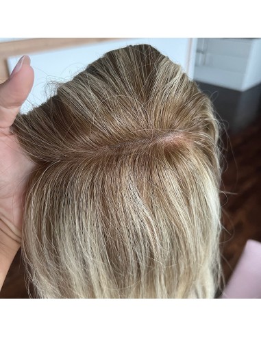 Natalia 04 45 cm z grzywką Hollywood -Mono topper z włosów naturalnych