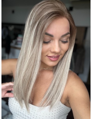 TORI 40 CM- PERUKA Z WŁOSÓW NATURALNYCH "M"