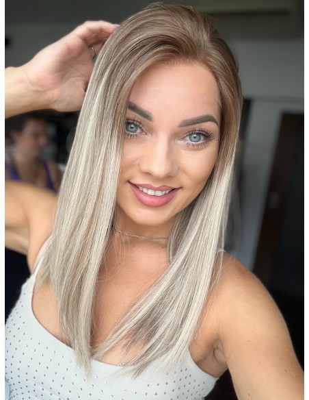 TORI 40 CM- PERUKA Z WŁOSÓW NATURALNYCH "M"