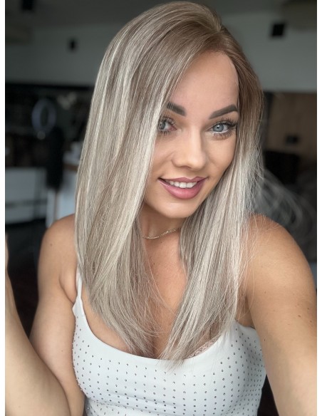 TORI 40 CM- PERUKA Z WŁOSÓW NATURALNYCH "M"