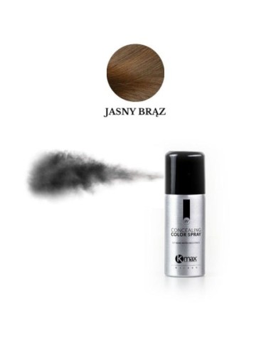 Kmax Spray Maskujący Przerzedzenia Włosów 100ml-jasny brąz